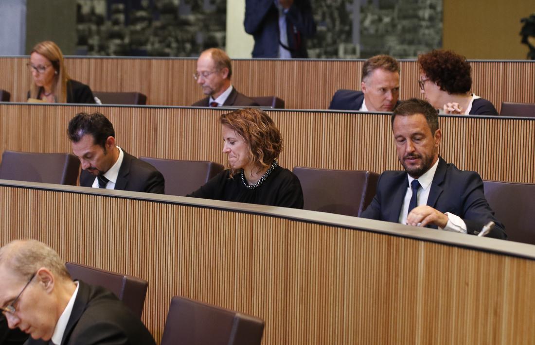Els parlamentaris del PS en una sessió del Consell General.