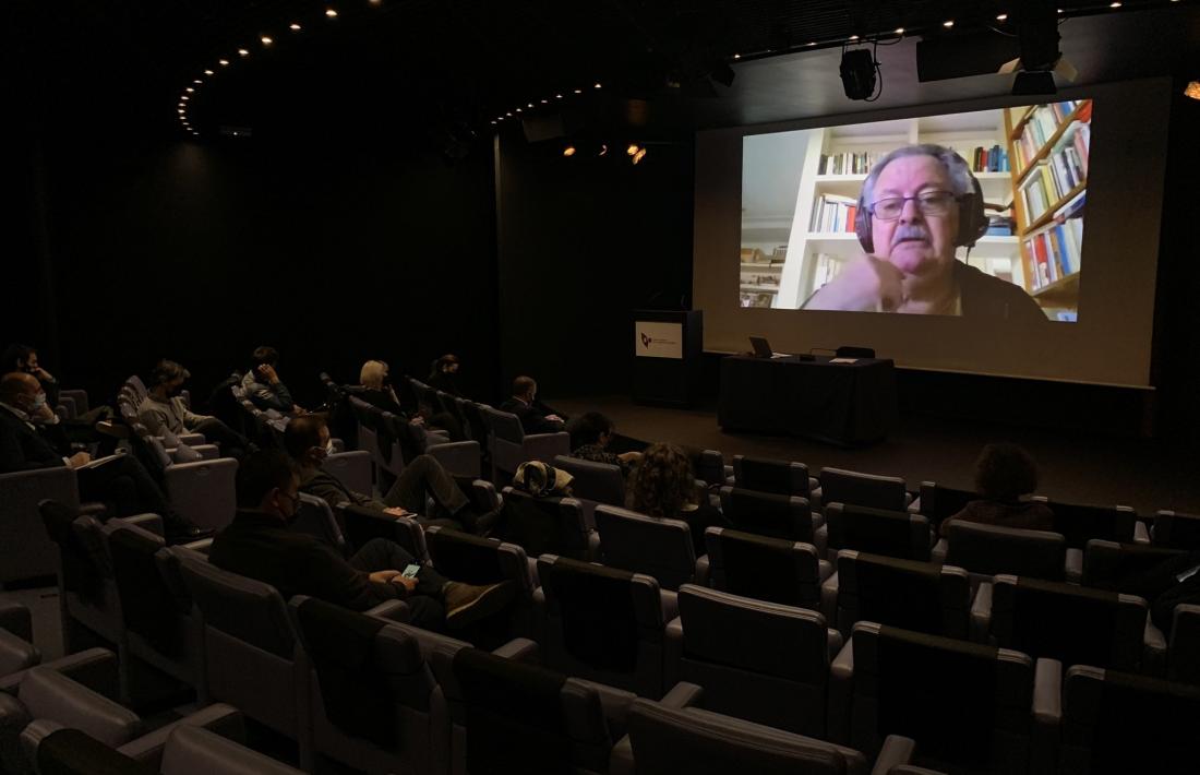 Un moment de la primera sessió amb la ponència de Pere Vilanova.