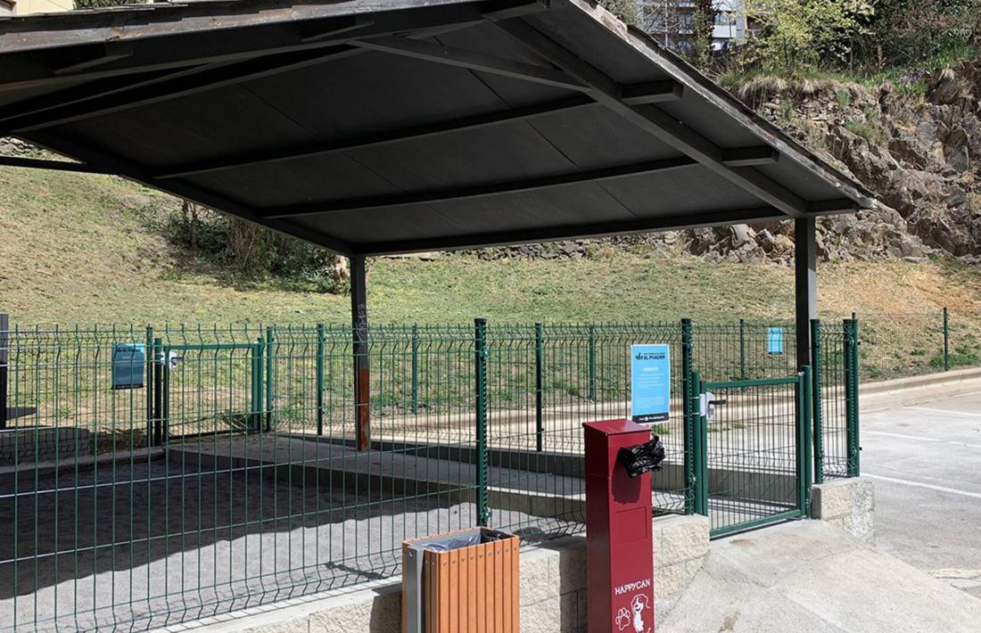 El nou pipicà que ha instal·lat el comú d'Escaldes-Engordany.