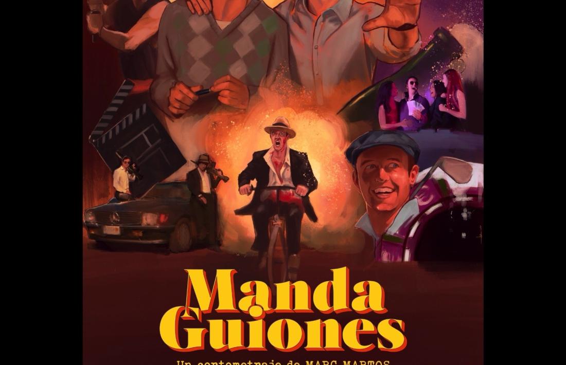 El cartell del curtmetratge 'Manda Guiones'.