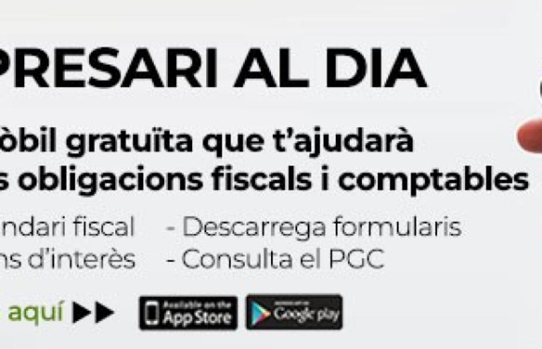 Empresari al dia és una aplicació gratuïta que està disponible per Apple i Android.