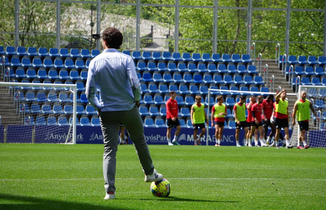 Jaume Nogués, director esportiu de l’FC Andorra, va parlar del pròxim projecte a una jornada per acabar la Lliga SmartBank.