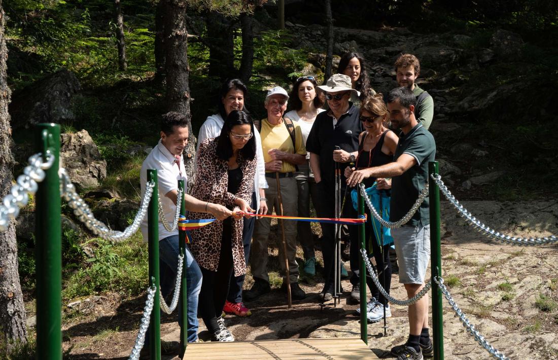 La inauguració del camí de les Carboneres.