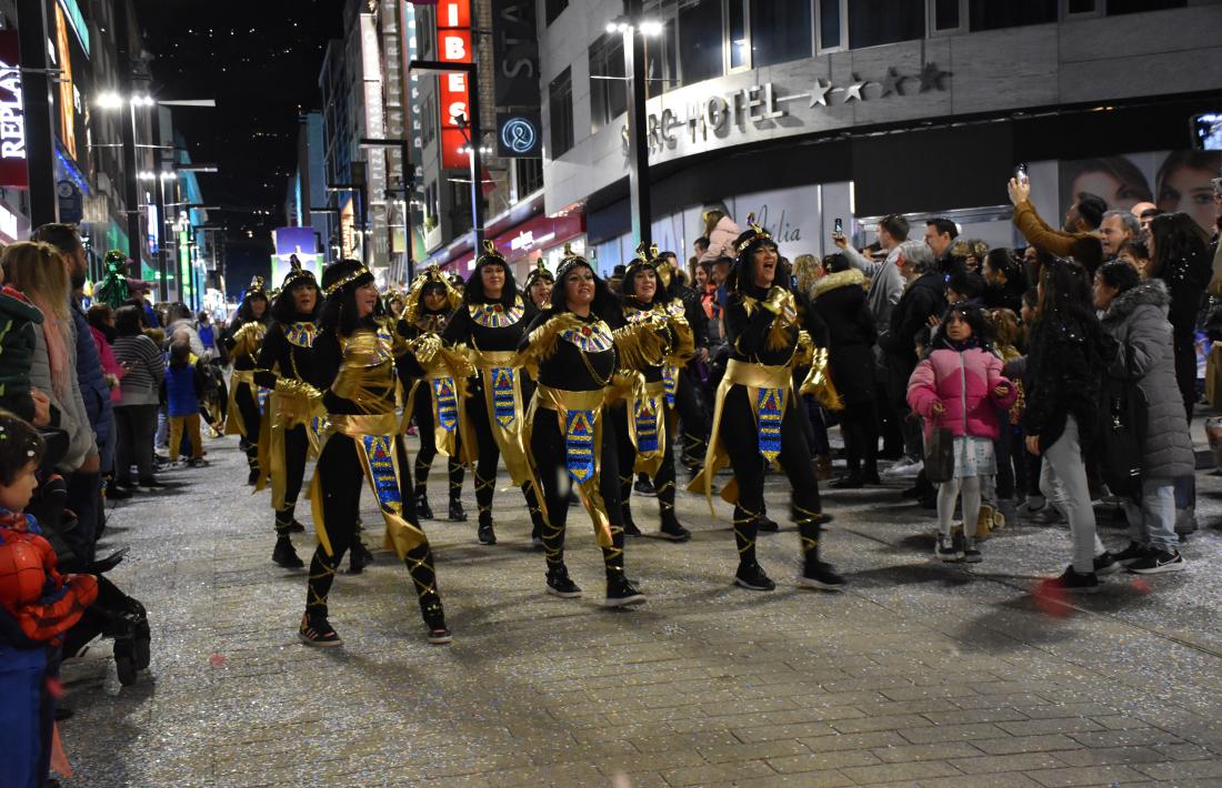 a rua de carnaval conjunta d'Andorra la Vella i Escaldes-Engordany de l'any passat.