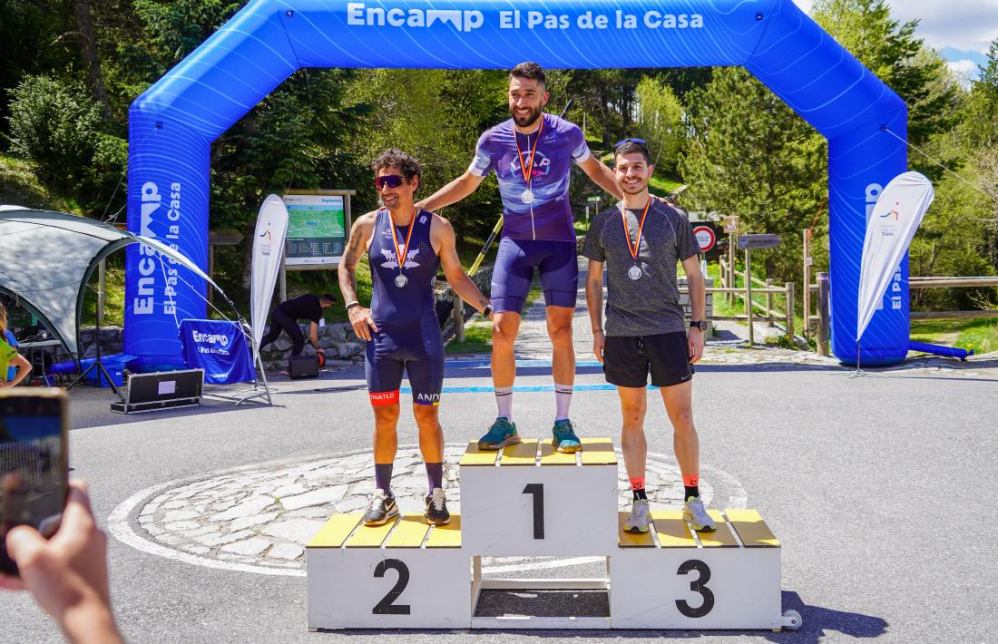 Podi del Campionat de Duatló.