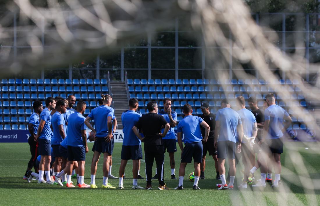 L'Inter es va entrenar ahir a l'Estadi Nacional.