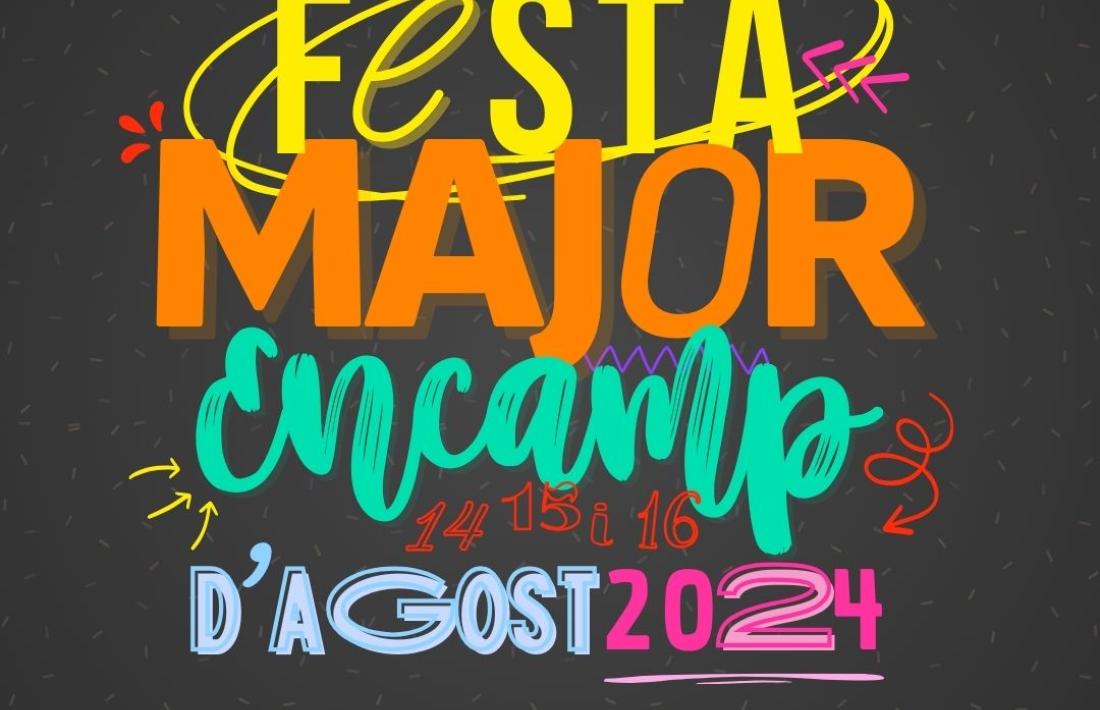 El cartell de la festa major d'Encamp.