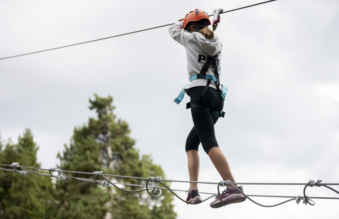 Una de les activitats a Naturland.