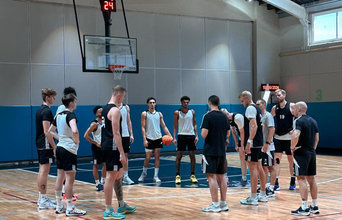 El Telekom Baskets Bonn, campió del 2023, es va entrenar ahir abans d’enfrontar-se al BC MoraBanc.