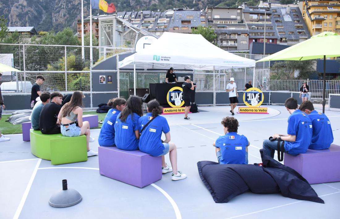 Una festa de la joventut d'Andorra la Vella.