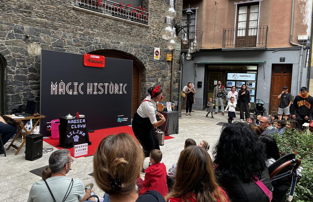 Un dels espectacles de la primera edició del Màgic Històric.