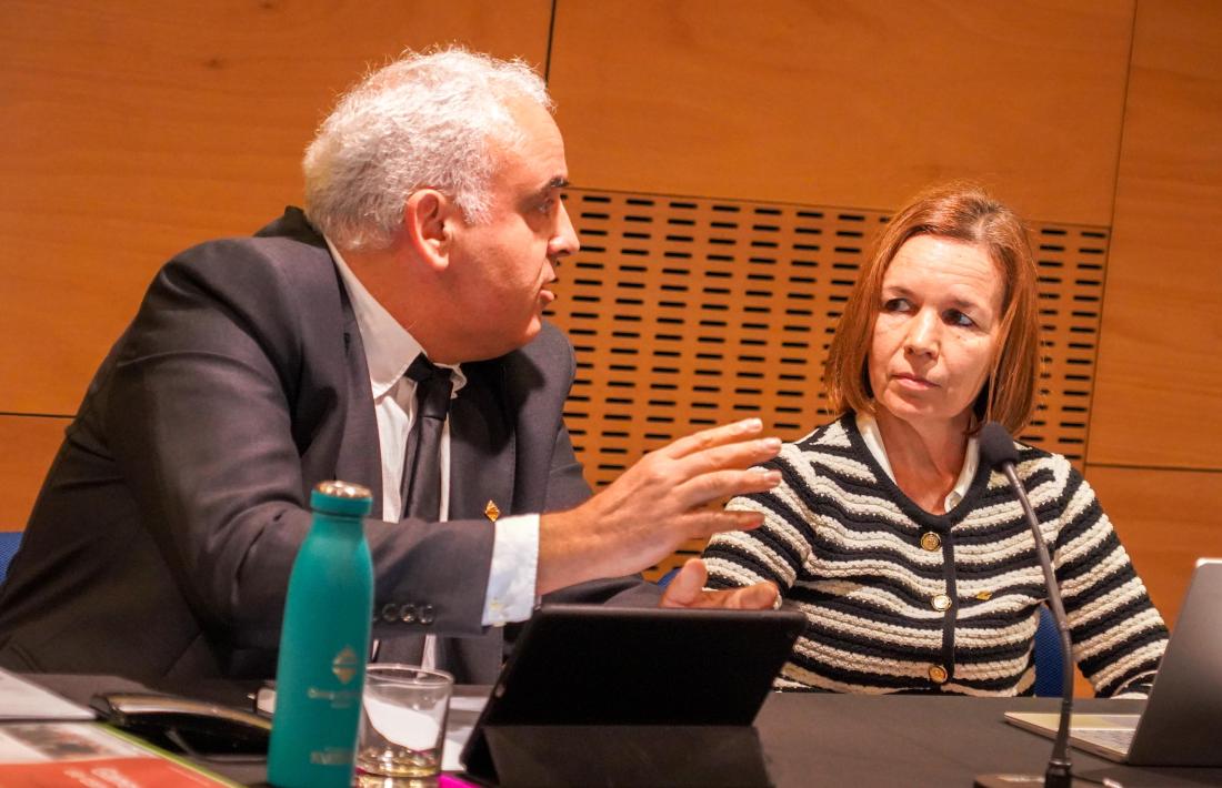 Josep Lluís Agudo i Marta Pujol.