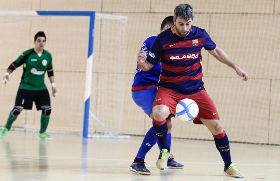 Jordi Torras, ara de mànager al Barça de futbol sala, amb el Legends.