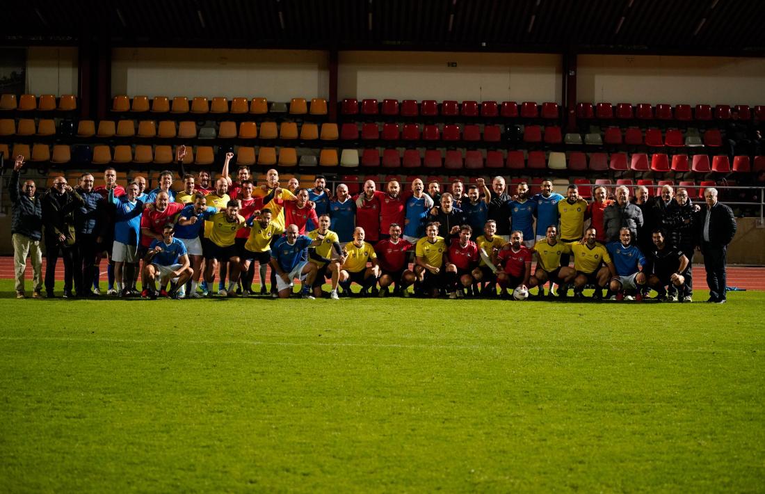 El partit amistós va reunir diferents generacions ex-FC Andorra.