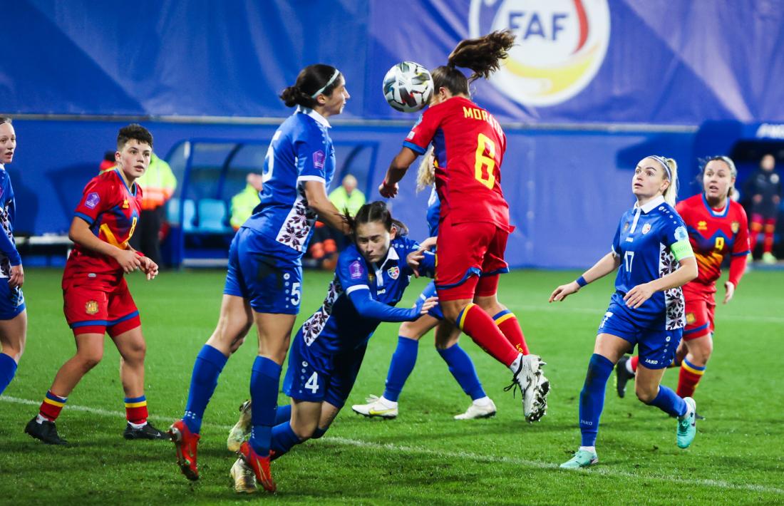 Tere Morató, la referent de la selecció femenina contra Moldàvia.