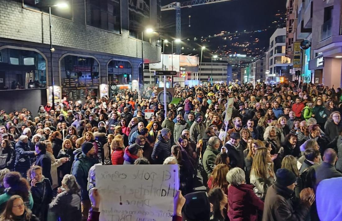 Una de les manifestacions de fa un any per l'habitatge.