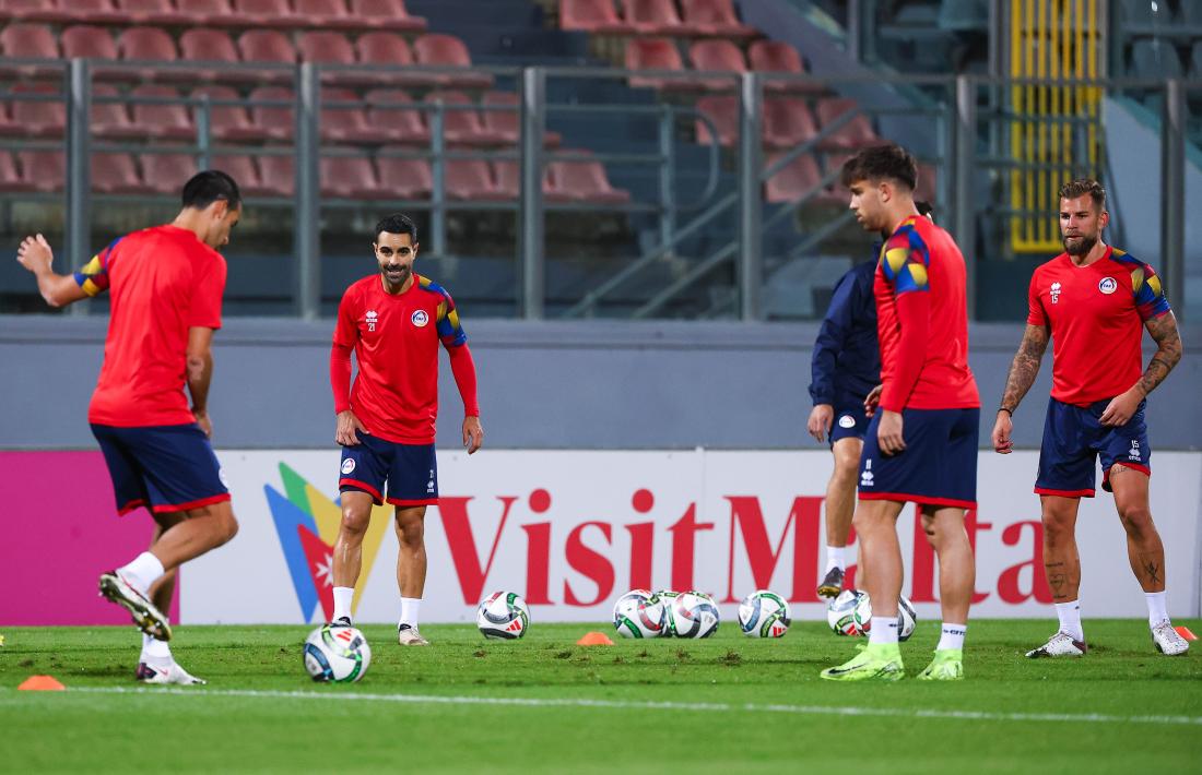 La selecció es va entrenar ahir a l’escenari del partit que donarà per finalitzada la Nations League.