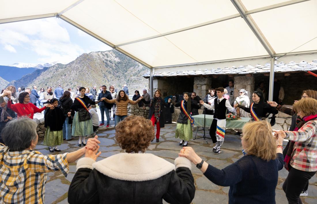 Celebració del dia de Sant Miquel d'Engolasters.