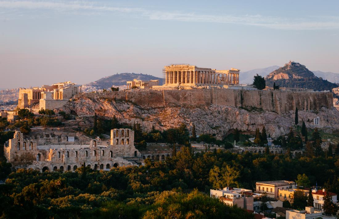 L'Acròpolis d'Atenes.