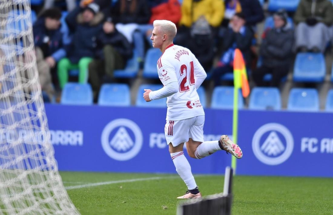 Jansson va marcar el gol de l'únic triomf del Cartagena a l'Estadi Nacional.