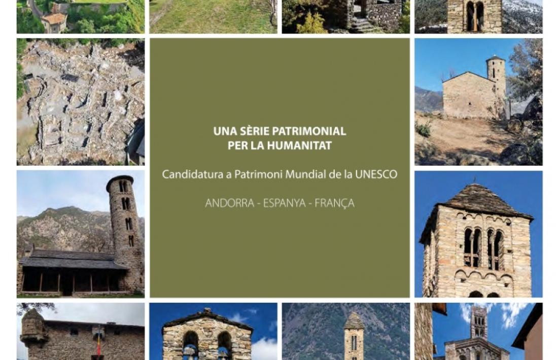 El cartell de difusió de la candidatura a patrimoni de la Unesco.