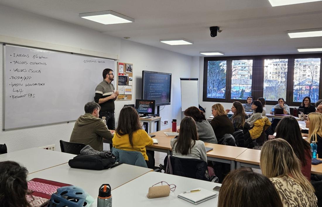 La nova formació dirigida als docents.