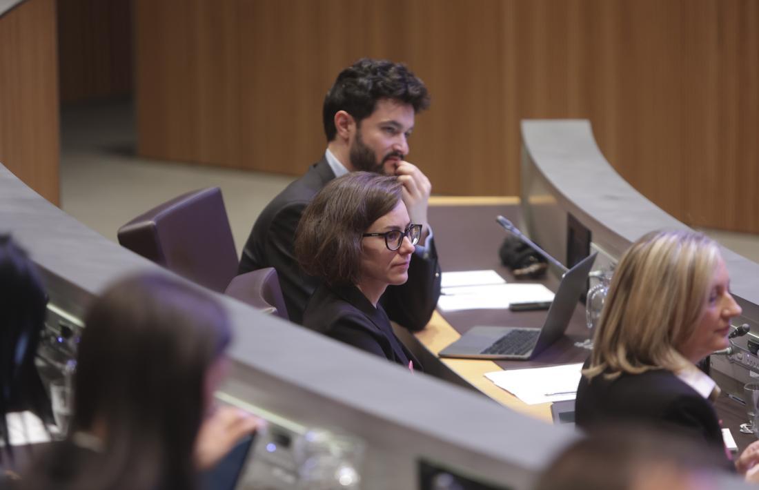 Núria Segués i Cerni Escalé al Consell General.