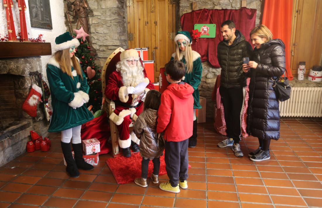 El Pare Noel de visita a Sant Julià.