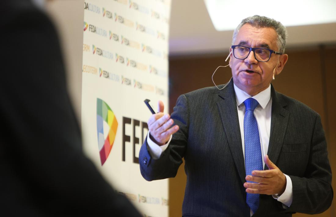 El director general de FEDA, Albert Moles, ha fet balanç avui d’aquest 2024 i ha exposat els reptes de futur.