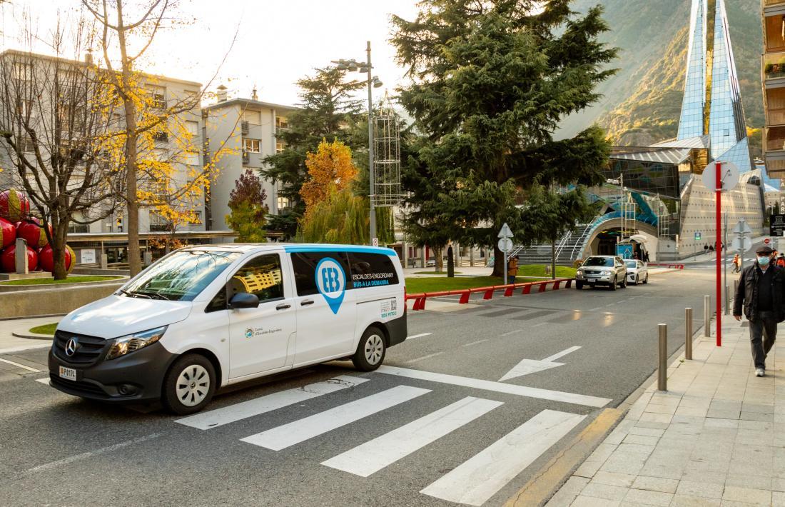 Un bus comunal d'Escaldes.