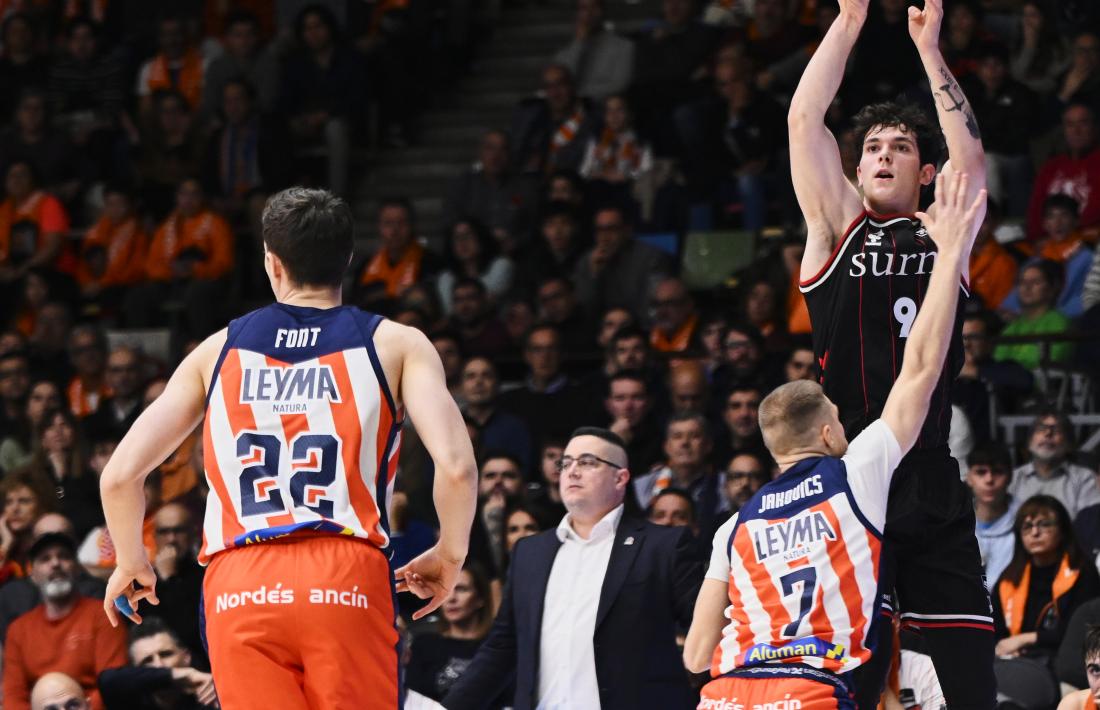 Rubén Domínguez, amb el Surne Bilbao Basket.