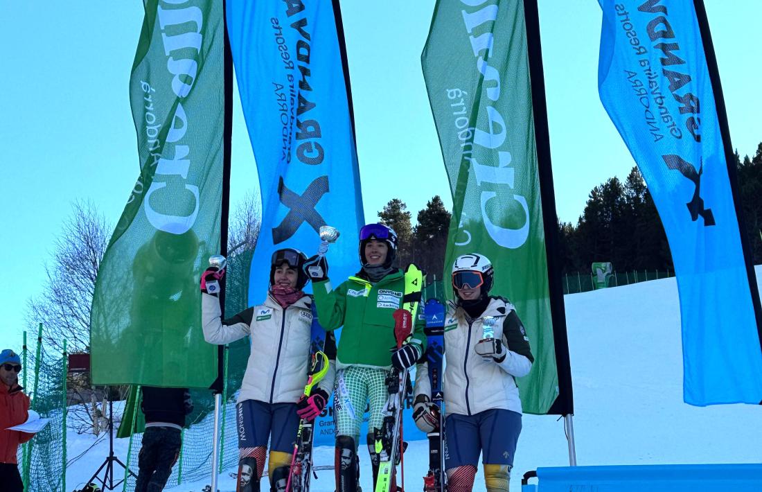 Carla Mijares al calaix més alt del podi al nou Estadi Creand.