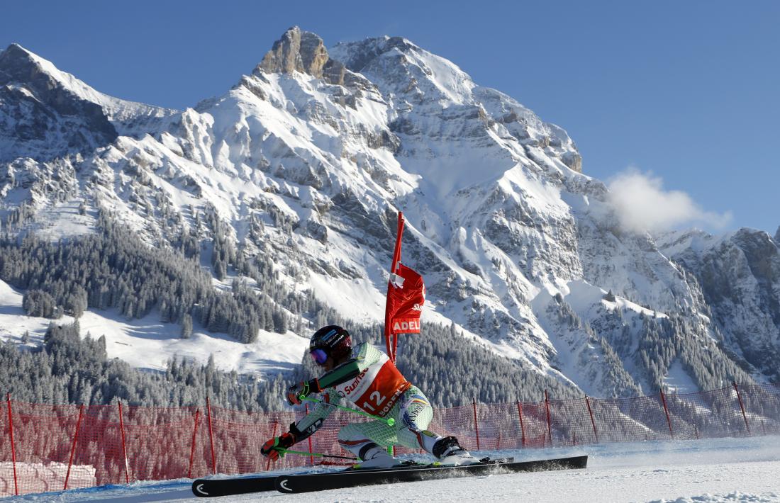 Joan Verdú, que va ser sisè a la primera mànega, va acabar en vuitè lloc a la Copa del Món d’Adelboden.