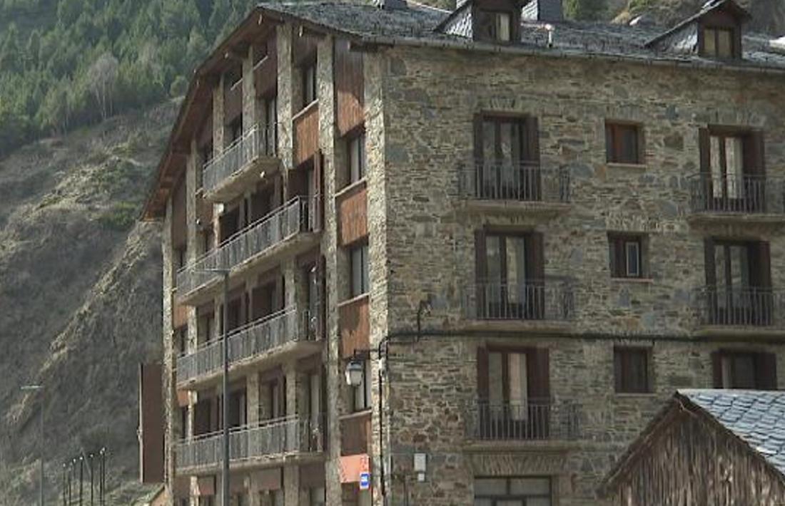  L'edifici d'habitatges a preu assequible de Canillo.