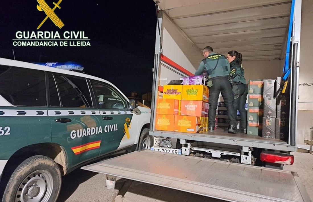 El comís es va fer en un camí forestal de Civis.