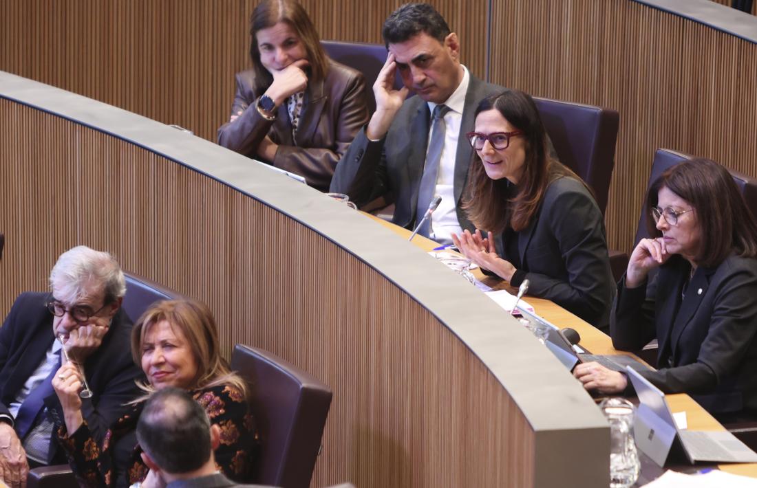 Ester Molné en una de les seves intervencions.