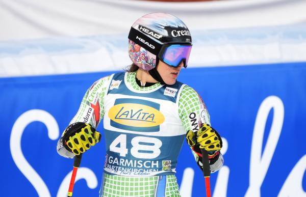 p. 29 Cande Moreno, al supergegant WC de Garmisch_FOTO Millo Moravski Agence Zoom