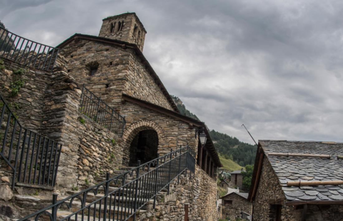 L'església de Sant Climent de Pal.