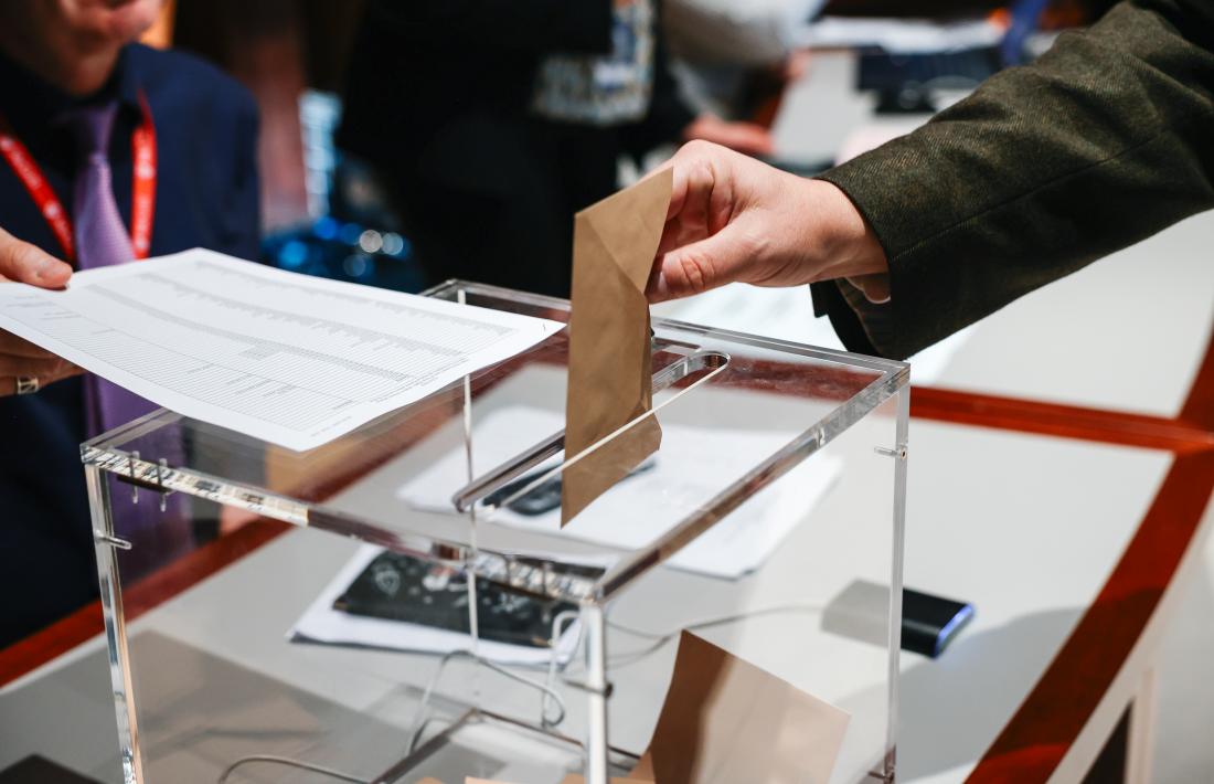 Un moment de la votació dels jutges.