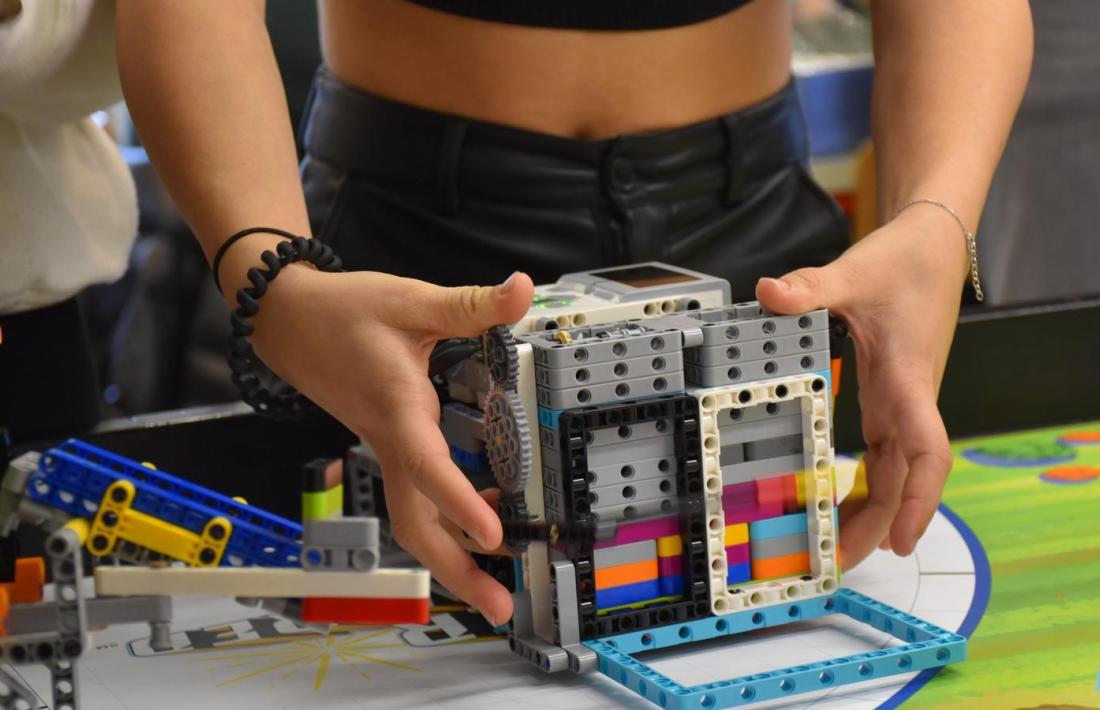 Una edició anterior de la First Lego League d'Andorra Telecom.