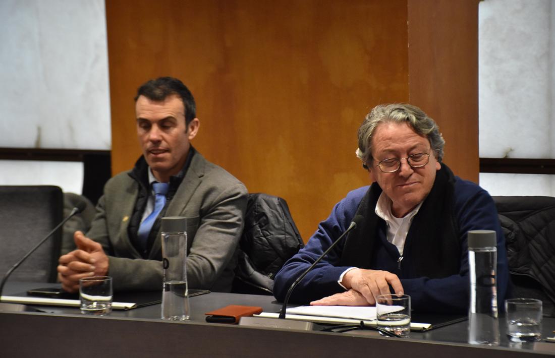 El conseller d'Units per Ordino, Enric Dolsa, durant la sessió de consell de comú.