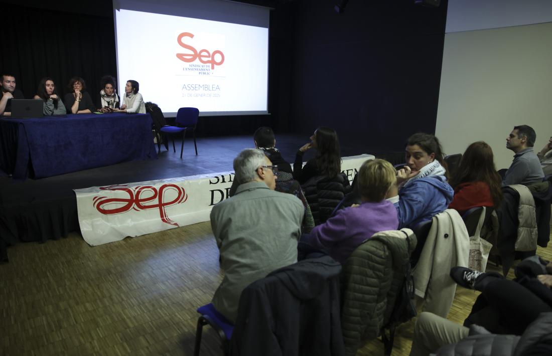 L’última assemblea del SEP, celebrada a la Llacuna.