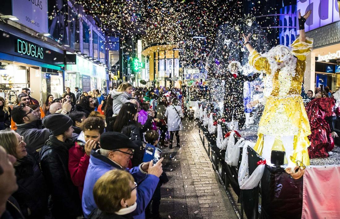 Un moment d'una rua de Carnaval anterior.