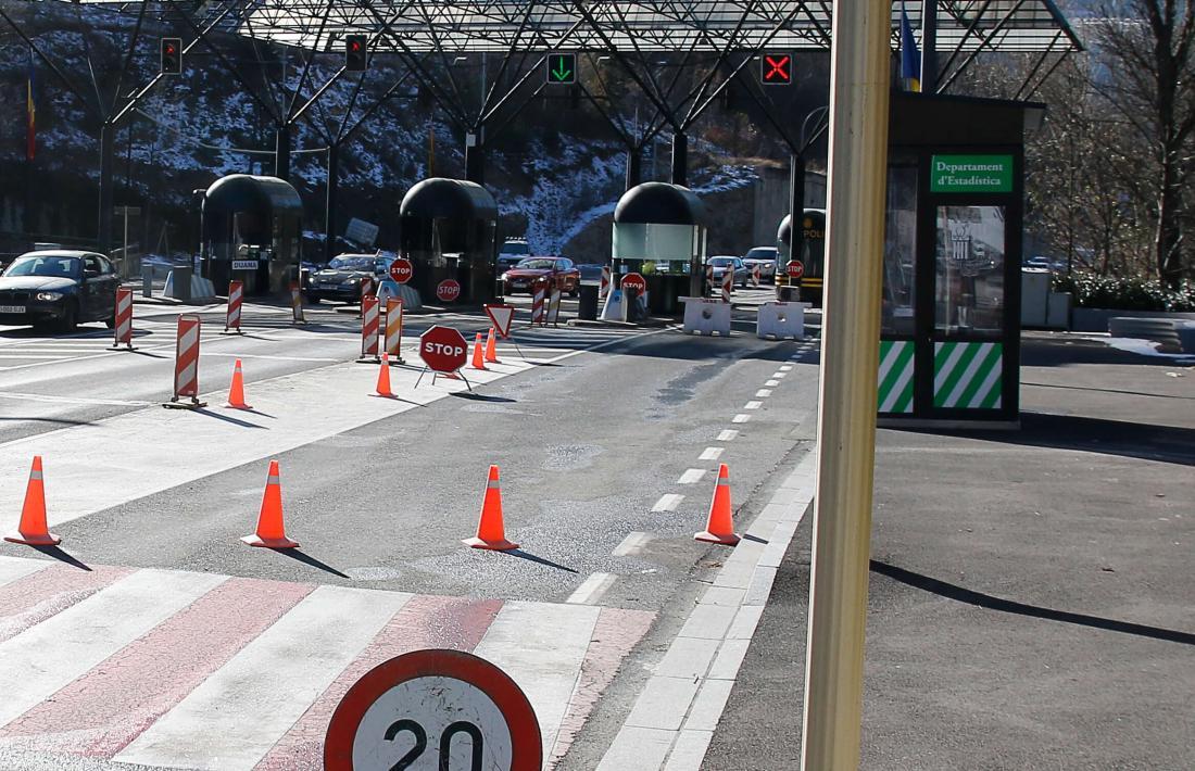 El punt de conttrol fronterer del riu Runer.