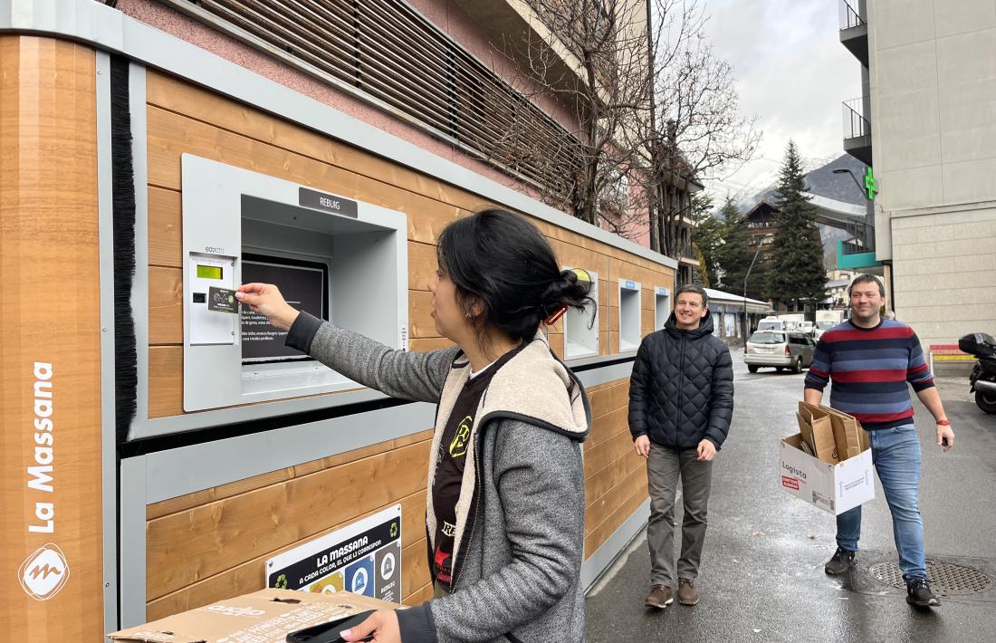 L'ecoïlla instal·lada a les Fontetes.