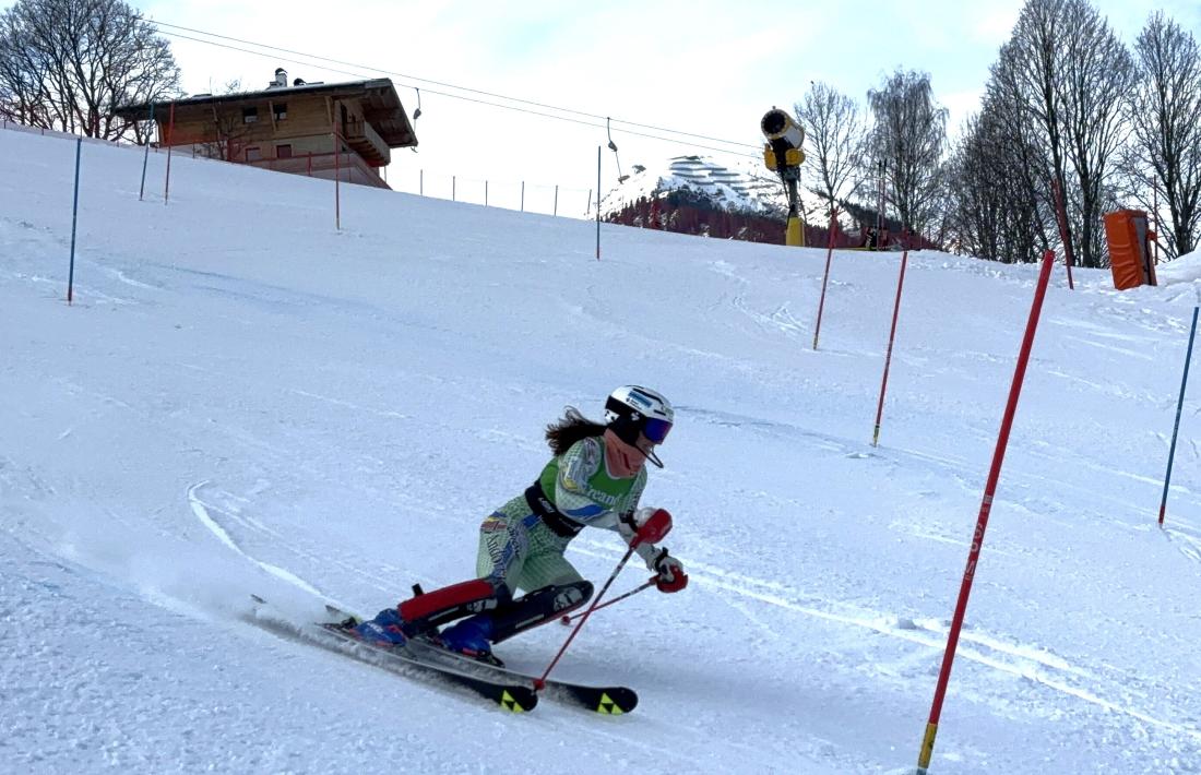 Carla Mijares es va entrenar aquests dies a Saalbach.