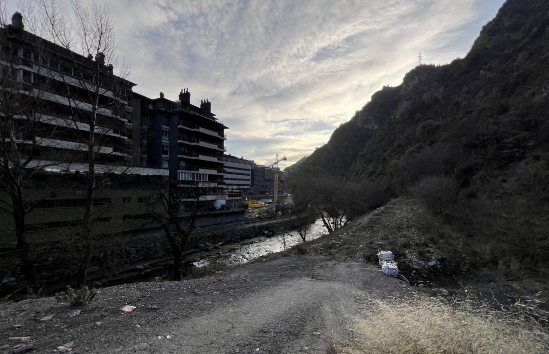 Zona on s’obrirà la boca nord del túnel de Rocafort.