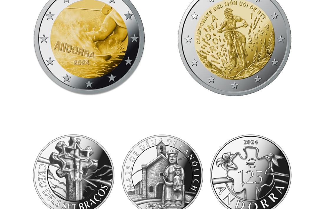 Les monedes commemoratives que es van encunyar el 2024.