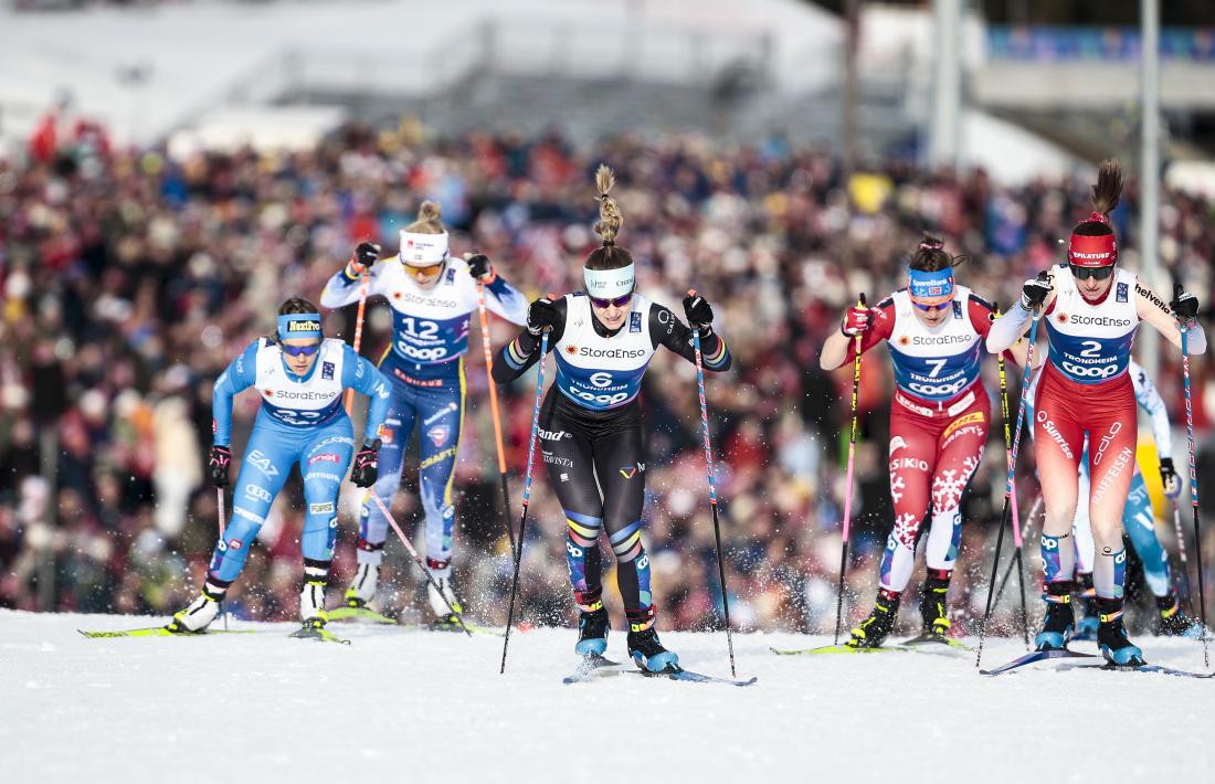 Gina del Rio, en els seu primer Campionat del Món absolut, va assolir un Top-10 a l’esprint.