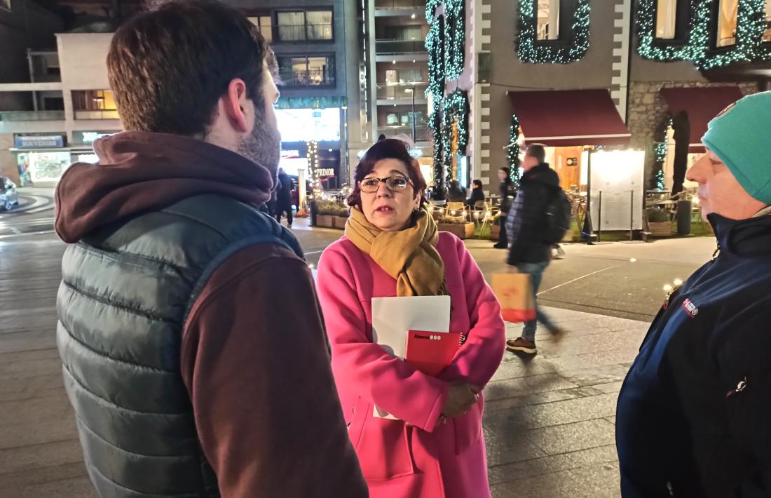 La portaveu de la Coordinadora, Rebeca Bonache, el passat 17 de febrer.